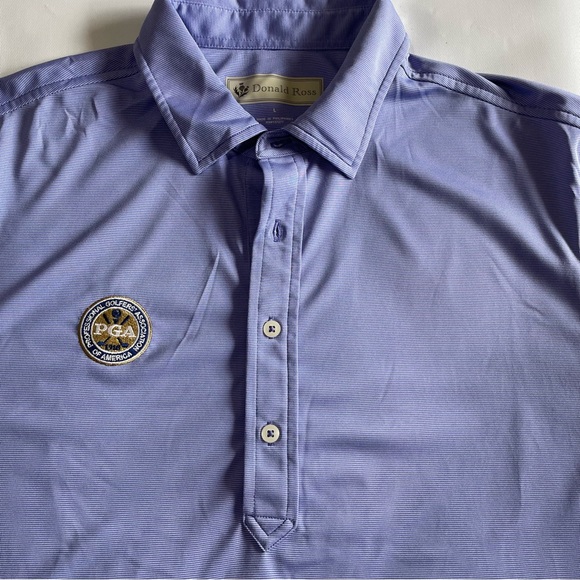 Donald Ross PGA Size Large 3-Button Golf Polo Shirt - Picture 8 of 10
